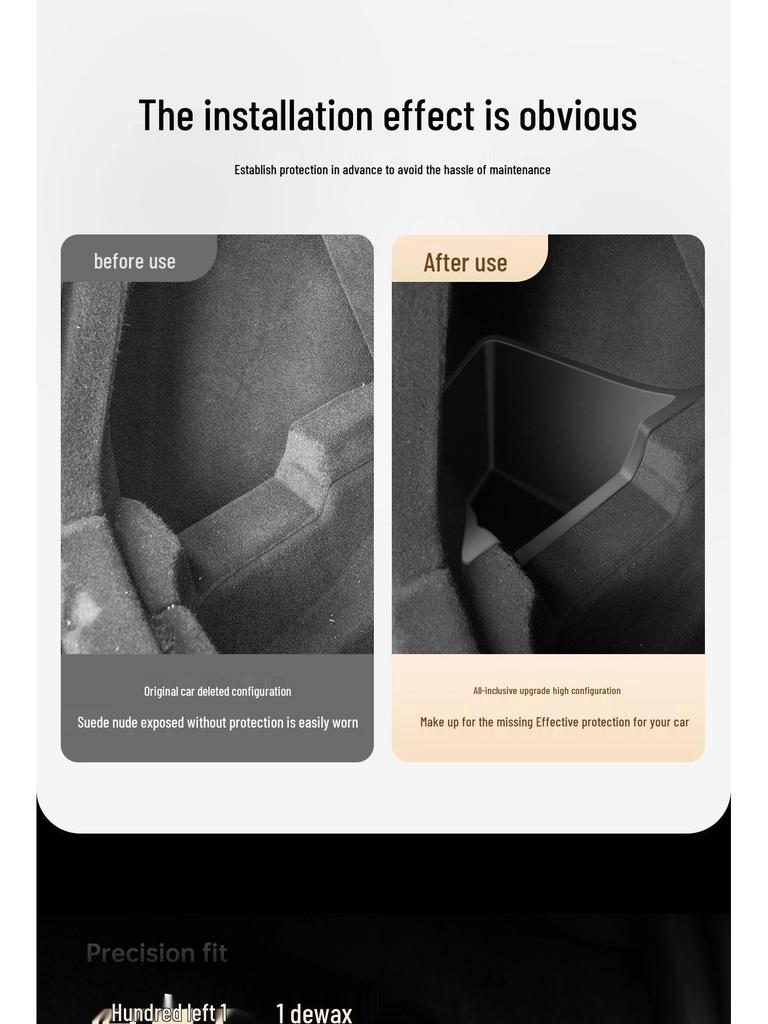 Tesla Model Y Kofferraum Aufbewahrungsbox Schutz für Facelift Model 3/Y