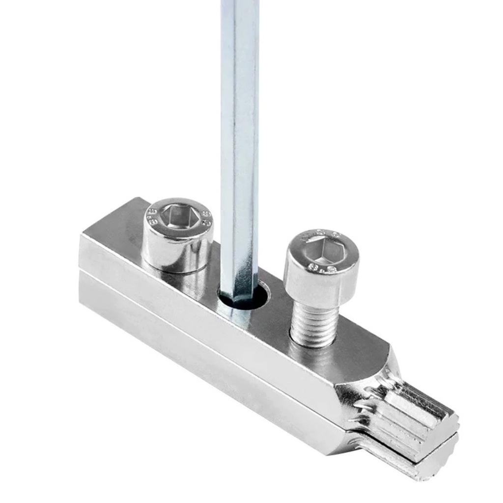 Universal Screw and Bolt Extractor Kit -1/2 "and 3/4" Thread Repair Tool with Spring-loaded Handle, Used for Home and Industrial Pipeline Maintenance