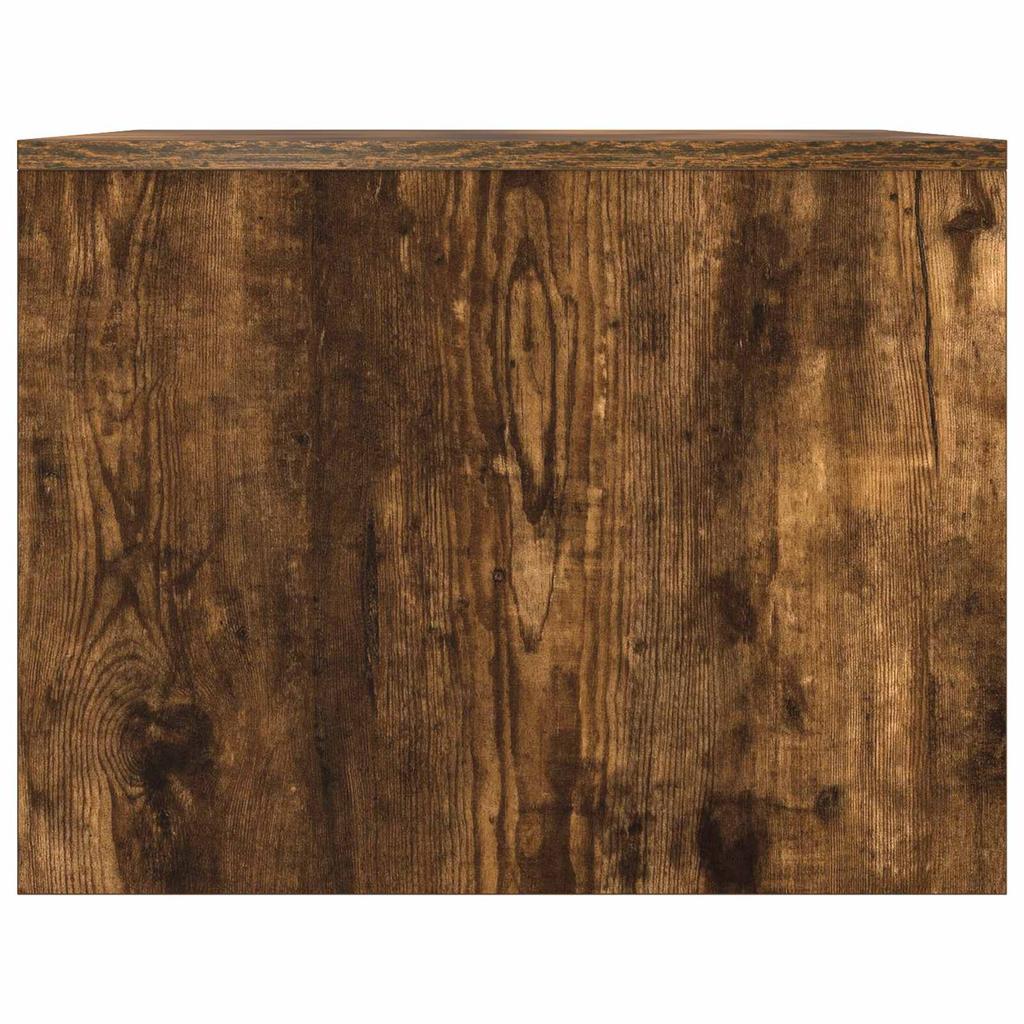 Coffee Table Smoked Oak 90 x 50 x 37 cm Particleboard