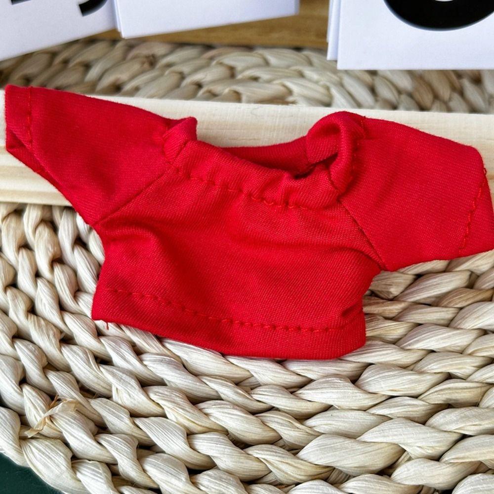 

Новый Модный Стиль 10 см Одежда для Кукол Высококачественные Игрушки Аксессуары Эластичный Наряд для Кук Идолов Футболка Свитеры Хлопковые Набивные Куклы