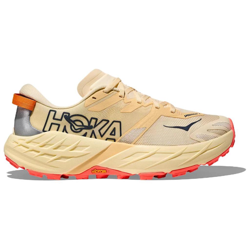 HOKA One One SPEEDGOAT 7 Trailrunning-Schuhe Damen Beige Braun 1171931-VWN