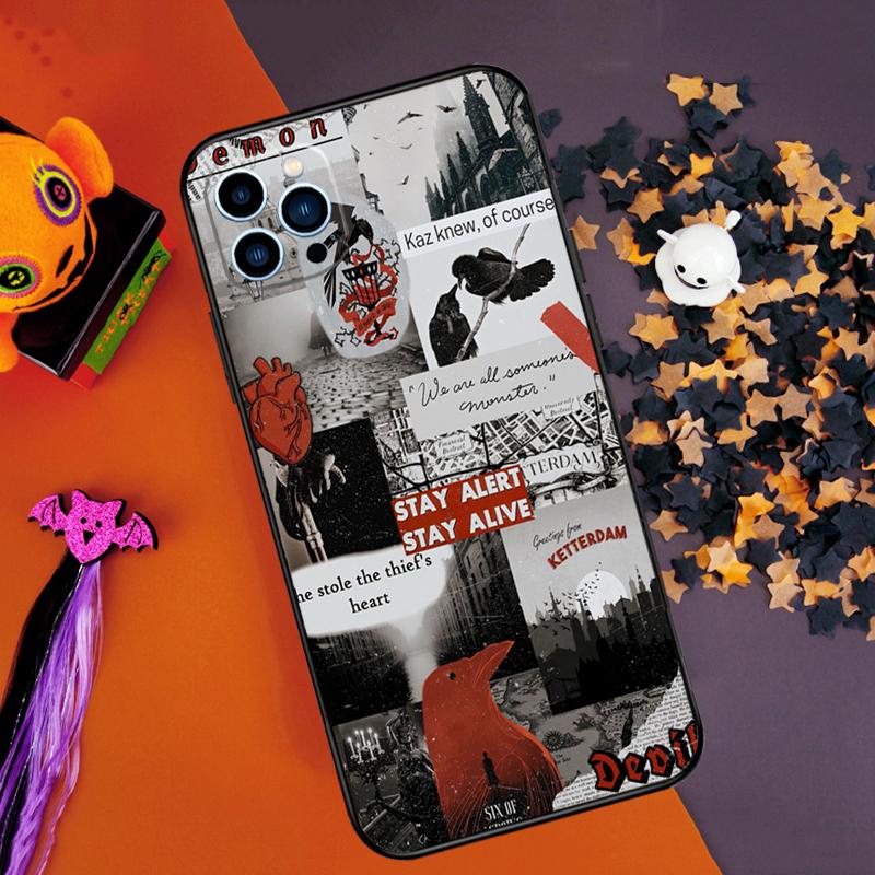 

Six Of Crows Bumper Case For iPhone 15 16 14 Pro Max 11 12 13 Pro Max Mini XR 16e 16 15 Plus Phone Cover iPhone 11 Pro