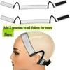 Velvet Bow Elastic Wig Headband Adjustment Strap