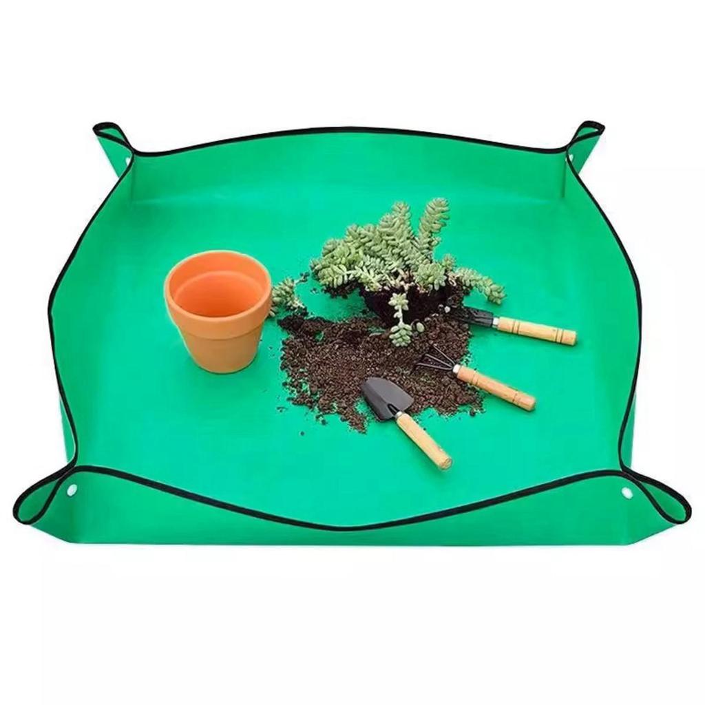 1pc Planting Mat Gardening Potting Pad Foldable Garden Plant Flower Pot Transplanting Waterproof Mats