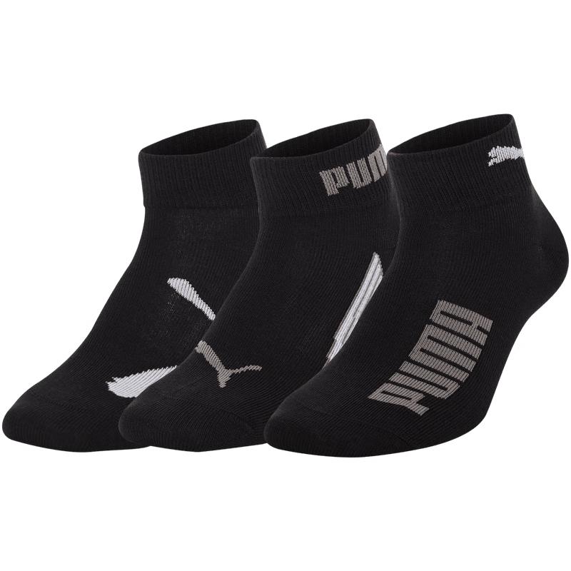 PUMA Unisex Athletic Ankle Socks - 3 Pairs Size 21-22