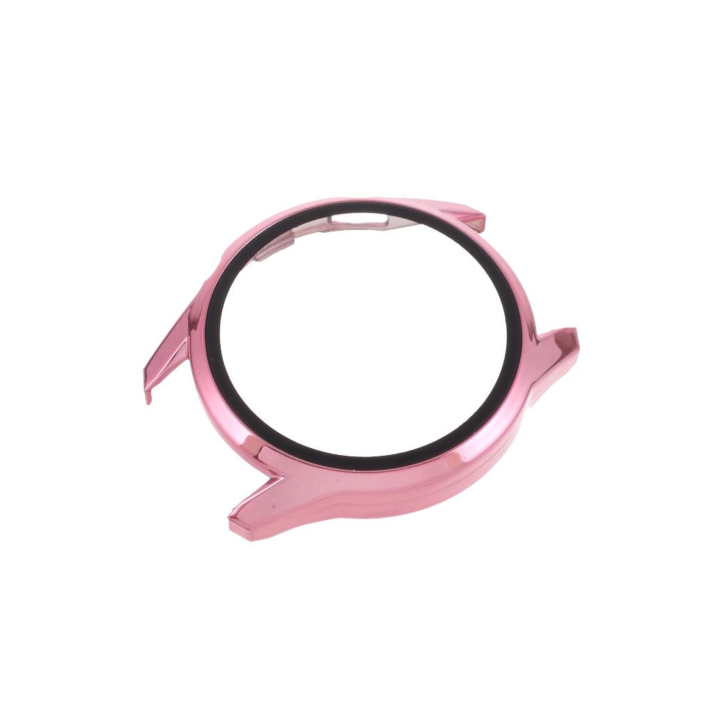 

Electroplating PC Case Frame Tempered Glass Protector Cover for Huawei Watch GT 2 42mm Grey
