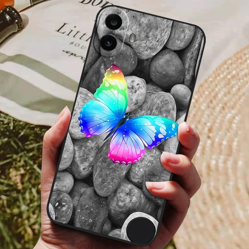 For Nothing CMF Phone 1 Case Luxury Silicone TPU Soft Phone Cover for Nothing CMF Phone 1 Phone1 Shockproof Funda Shell Cute Cat