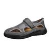 High Quality Sandals Breathable Men Shoes Mesh Outdoor Men Hollow Sandals Antiskid Beach Sandals Flat Footwear Zapatillas Hombre