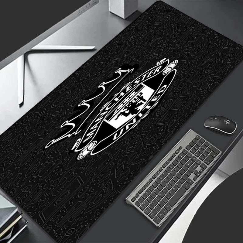 Manchester United FC logo Theme Premium Non-slip Mouse Pad with Stitched Edges,Durable Rubber Material,for Desktop & Gaming Great Gifts