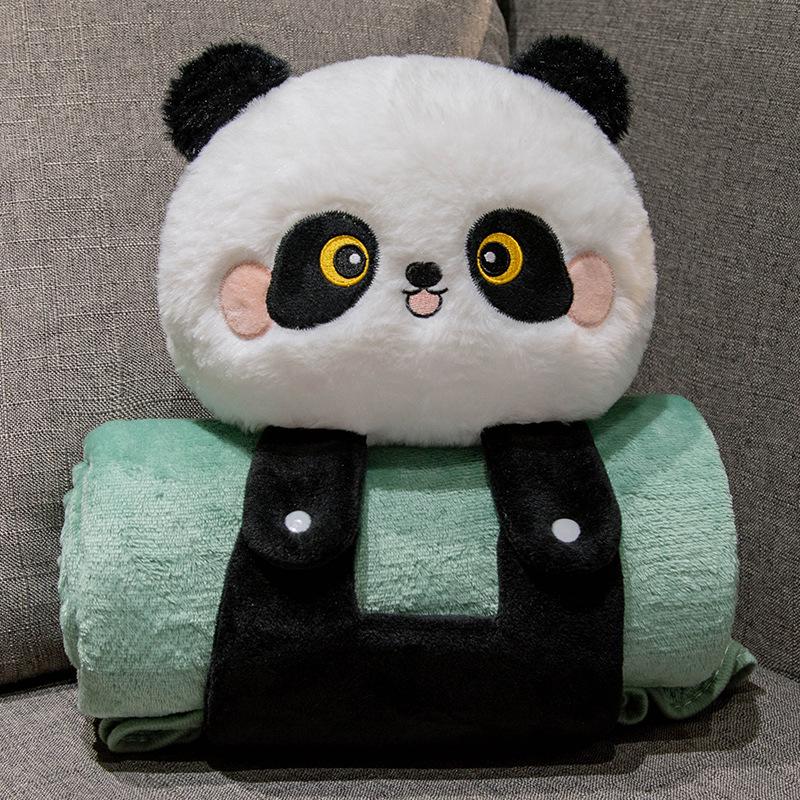 

3D Мультяшный Плюшевый Плед-Кукла - Офисный Плед для Сна и Защита от Кондиционера, Подарок для Всех Возрастов Large blanket (100*170cm)