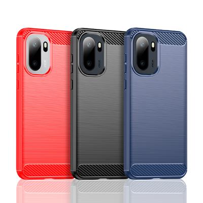 For Cover OnePlus Ace 6 Case For OnePlus Ace 6 Anti-knock Soft TPU Silicone Carbon Fiber Phone Back Case For OnePlus Ace 6 Case