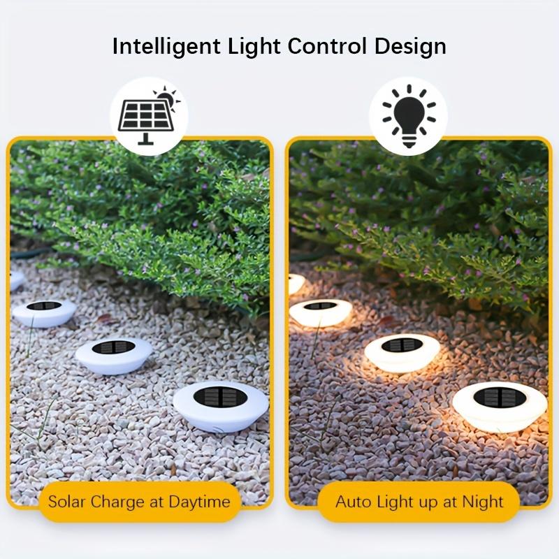 1pcs Solar Ground Lights, Upgraded Outdoor Bright Landscape Lighting, LED Path Lights For Garden Pathway Yard Deck Lawn Patio Walkway