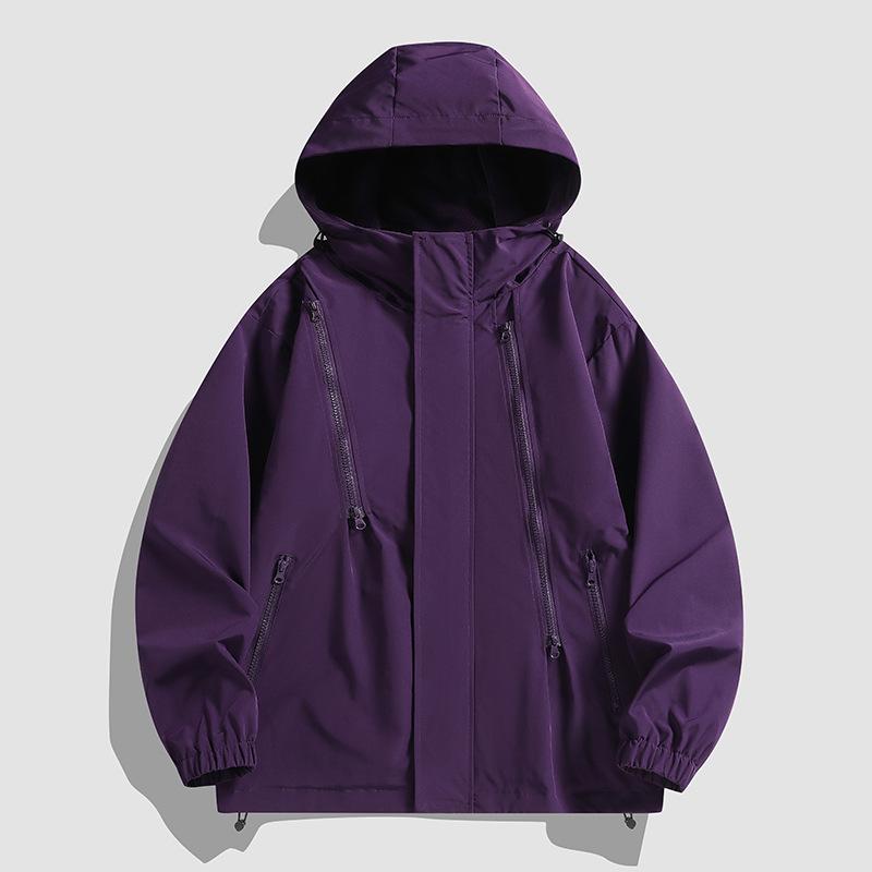 Veste de sport et de loisirs de plein air pour hommes et femmes, coupe-vent et imperméable, grande taille, nouvelle collection printemps