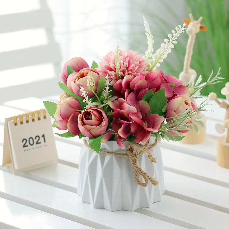 

Indoor Artificial Flower Bouquet Decor for Office or Living Room