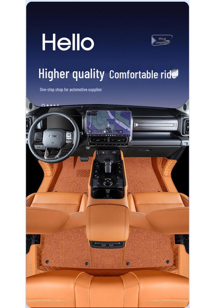 Haval Menglong Hybrid Full Coverage Floor Mats for 26 Models - Car-Specific Interior Accessories.