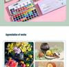 Boite en étain: Set de Peinture Aquarelle Portable 100 Couleurs pour Enfants DIY Nail Art & Peinture