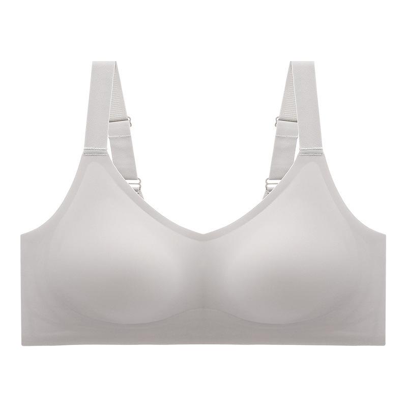 

Бюстгальтер Jelly Oxygen Тонкий бюстгальтер без обідка Жилет для краси Спортивний бюстгальтер великого розміру 3XL сірий колір