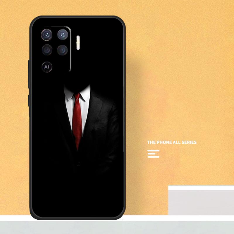 Man Hitman Agent Case For Oppo A74 A94 A54 A15 A17 A57 A6 A5 Pro A16 A76 A96 A40 A60 A80 A18 A38 A58 A78 A98