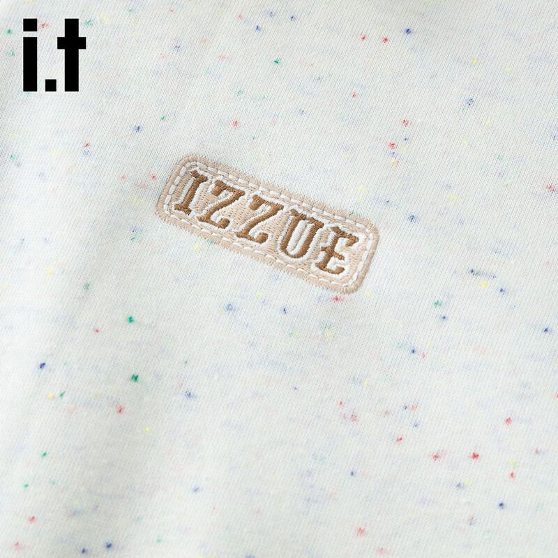 Izzue IT Women's Fall Colorful Speckle Half-Zip Polo Sweatshirt