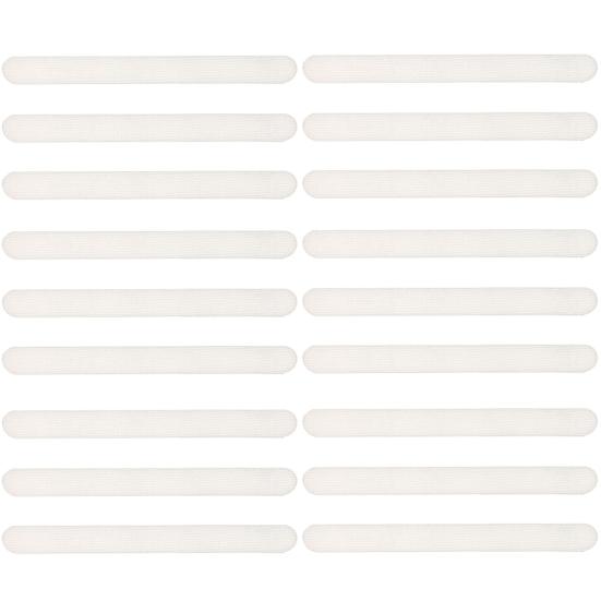 

18Pcs Waterproof Anti-skid Bathtub Strip Sticker PEVA Reduce Accident Bathtub Adhesive Strip for Door Steps прозрачный