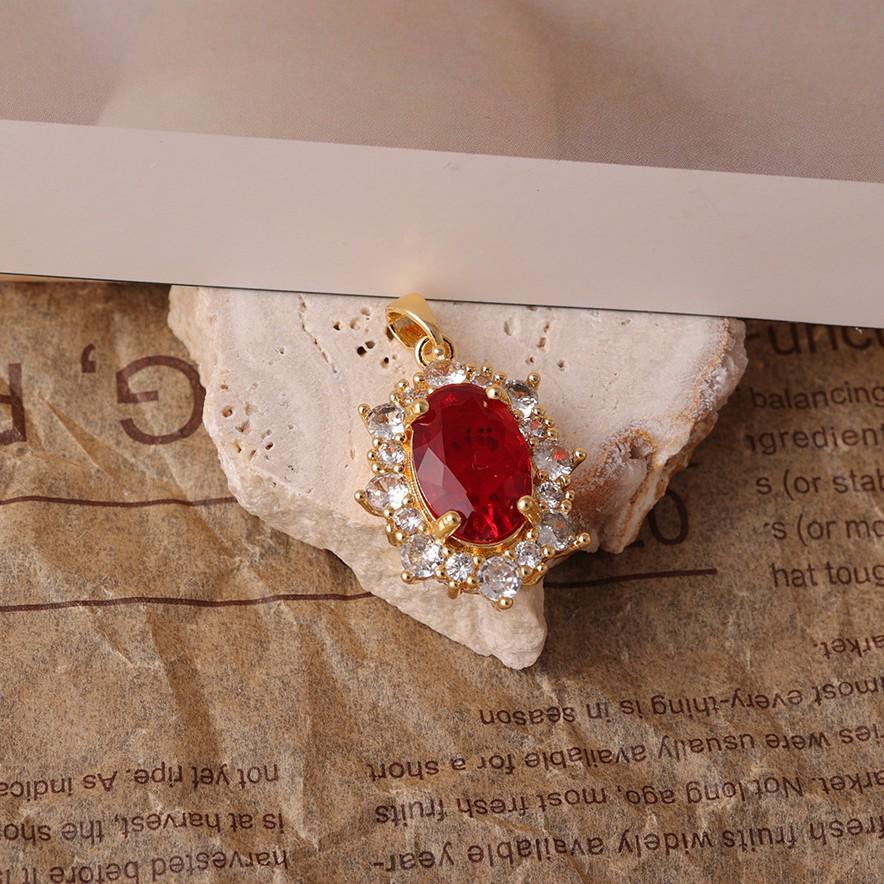 2024 Korean Fashion Crystal Pendant: Luxe Copper Micro-Set Collarbone Necklace