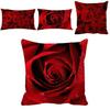 Elegant Romantic Rose Pillowcases In Soft Polyester Perfect For Home Decor And Comfort