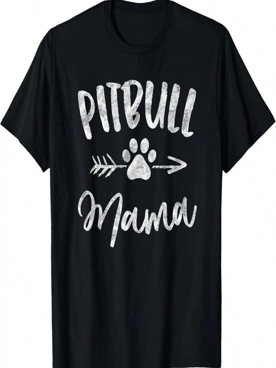 Pitbull Mama Shirt Pit Bull Lover Owner Gifts Dog Pittie Mom T-Shirt S разноцветный