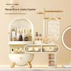 Large Capacity Dustproof Makeup Organizer Box for Women – Desktop Skincare Storage