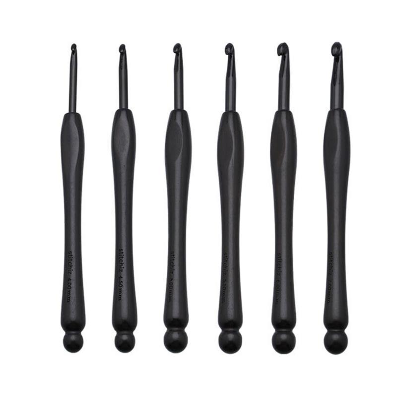 Q1JB 20 Pcs 2.0-7.0mm Crochet Needle Knitting Needle Crochet Hook Crochet Accessories