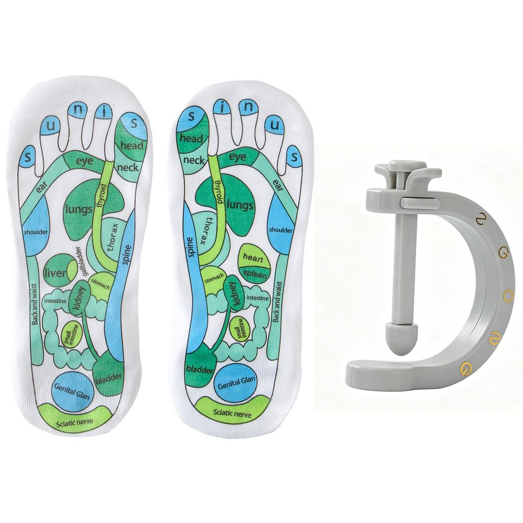 Foot Reflexology Massage Socks Massage Relieve Tired Feet Acupoint Pressure Tool Acupressure Tool Relieve Tired Foot Care Tools