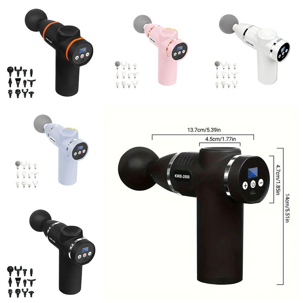 32 Speeds Fascia Massager LCD Display Body Massager Portable Muscle Relaxation Tool  Office