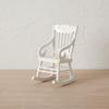 Rocking chair at 1:12 scale, handcrafted and richly detailed