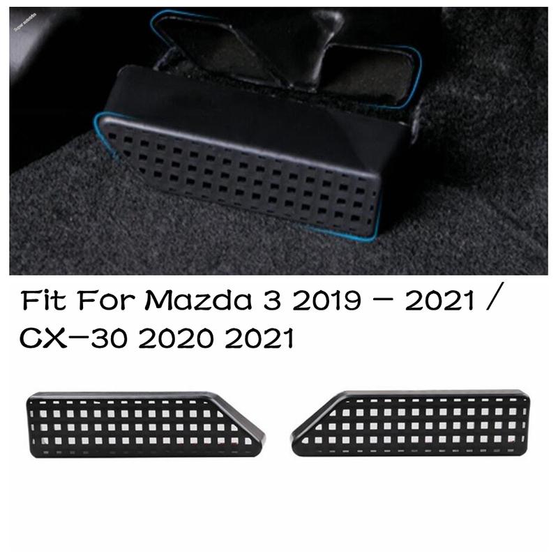 Seat Bottom Floor AC Air Conditioner Duct Vent Outlet Grille Dust Cover Accessories For Mazda 3 - 2025 / CX-30 - 2025