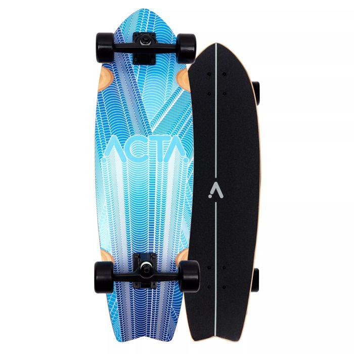 Surfskate - ACTA - Glitch - 32 pouces - Couleur Bleu - Mixte