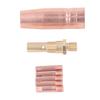 0.8mm MIG Welding Torch Parts Gas Nozzle Diffuser Contact Tips Replacement for Magnum 100L K530