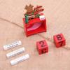 Advent Calendar Wooden Merry Christmas Ornaments Decorations for Home Xmas Table Decor New Year Cute Office Desk Accessories