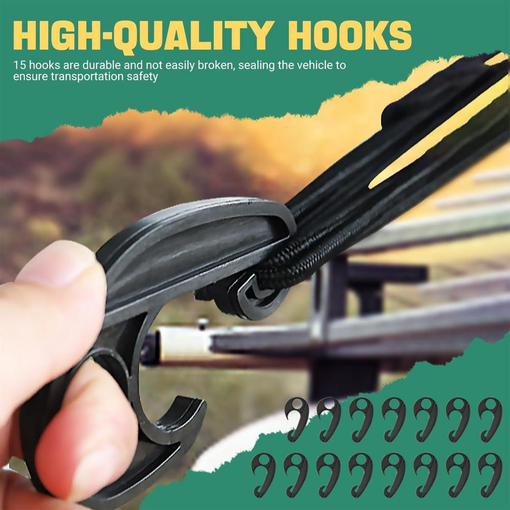 Safety Net For Pickup Heavy Duty Truck Bed Mesh Car Accessories With Elastic Rope For Fishing Beach Trips Traveling Camping