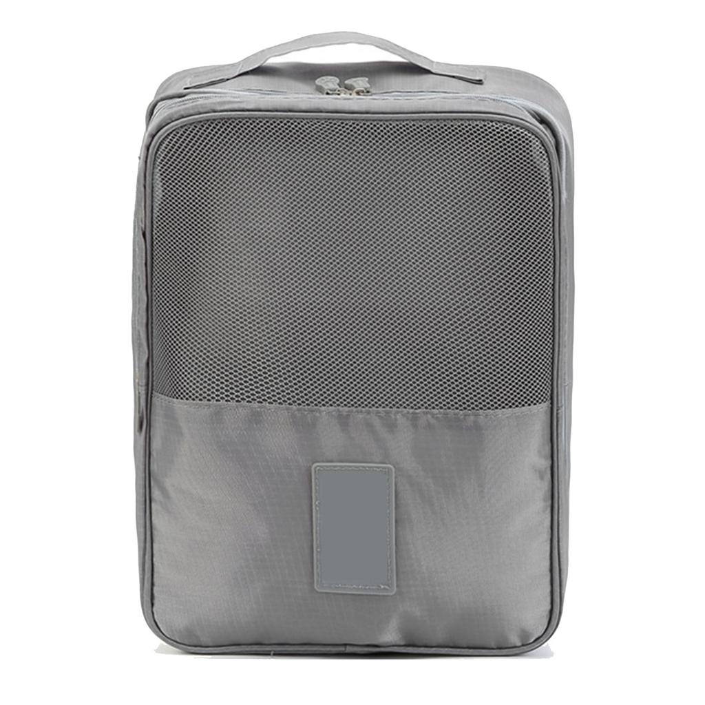 Reiseschuhtaschen für 3 Paar Schuhe, Packorganisatoren, doppellagige Reißverschlusstasche, wasserdicht, groß