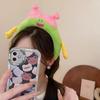 Long Hair Plush Headband Cartoon Funny Hairband Funny Ugly Doll Hair Hoop  Wash Face