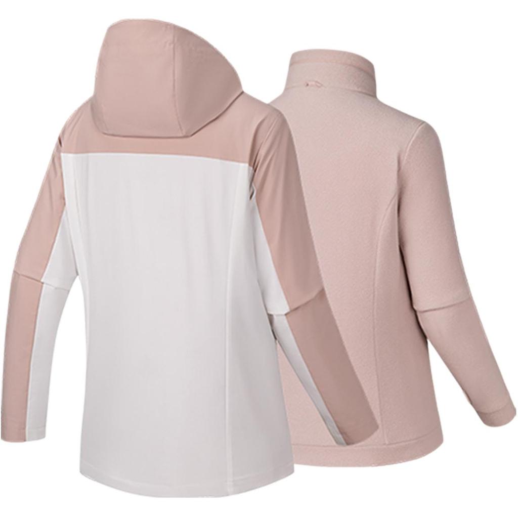 Anta Training Series Simple Casual Versatile Hooded Loose Sports Two-Piece Jacket Women Jackets 162547612-1