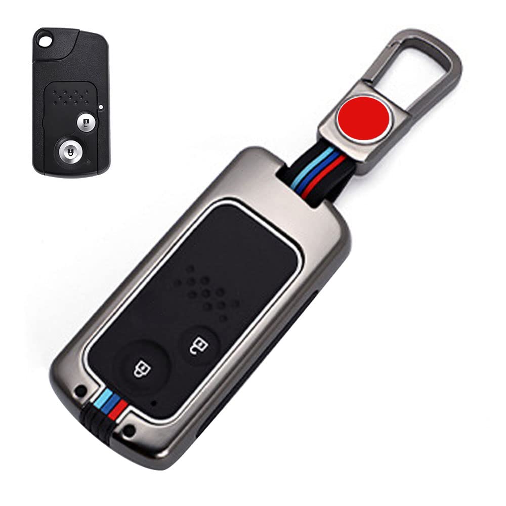 LETINGFAR Key Case for Honda, Smart Key Case, Key Cover, Alloy, Key Holder Designed
