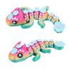 3D Printed Gradient Orchid Dragon With Movable Joints, Cute And Interesting Novel Appearance, Desktop Cute Little Dragon Ornamen