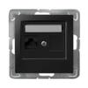 Single Computer Socket, Cat. 5e MMC - Matte Black IMPRESJA GPK-1Y/K/