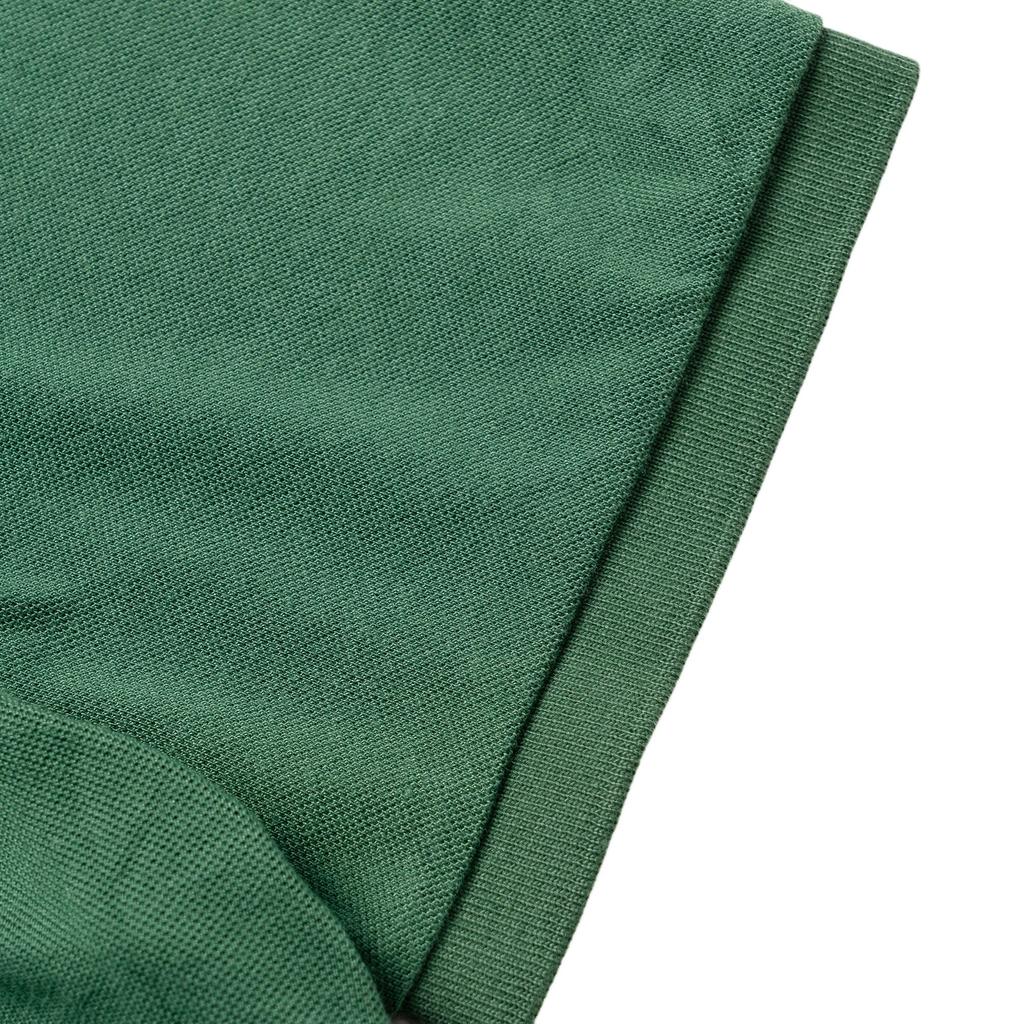 Polo Ralph Lauren SS23 Camisa Polo de Manga Corta de Color Sólido con Logo Bordado para Hombre tops Verde 710751221-003