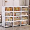 Instant Open Foldable Multi-Layer Plastic Storage Cabinet for Bedroom/Living Room