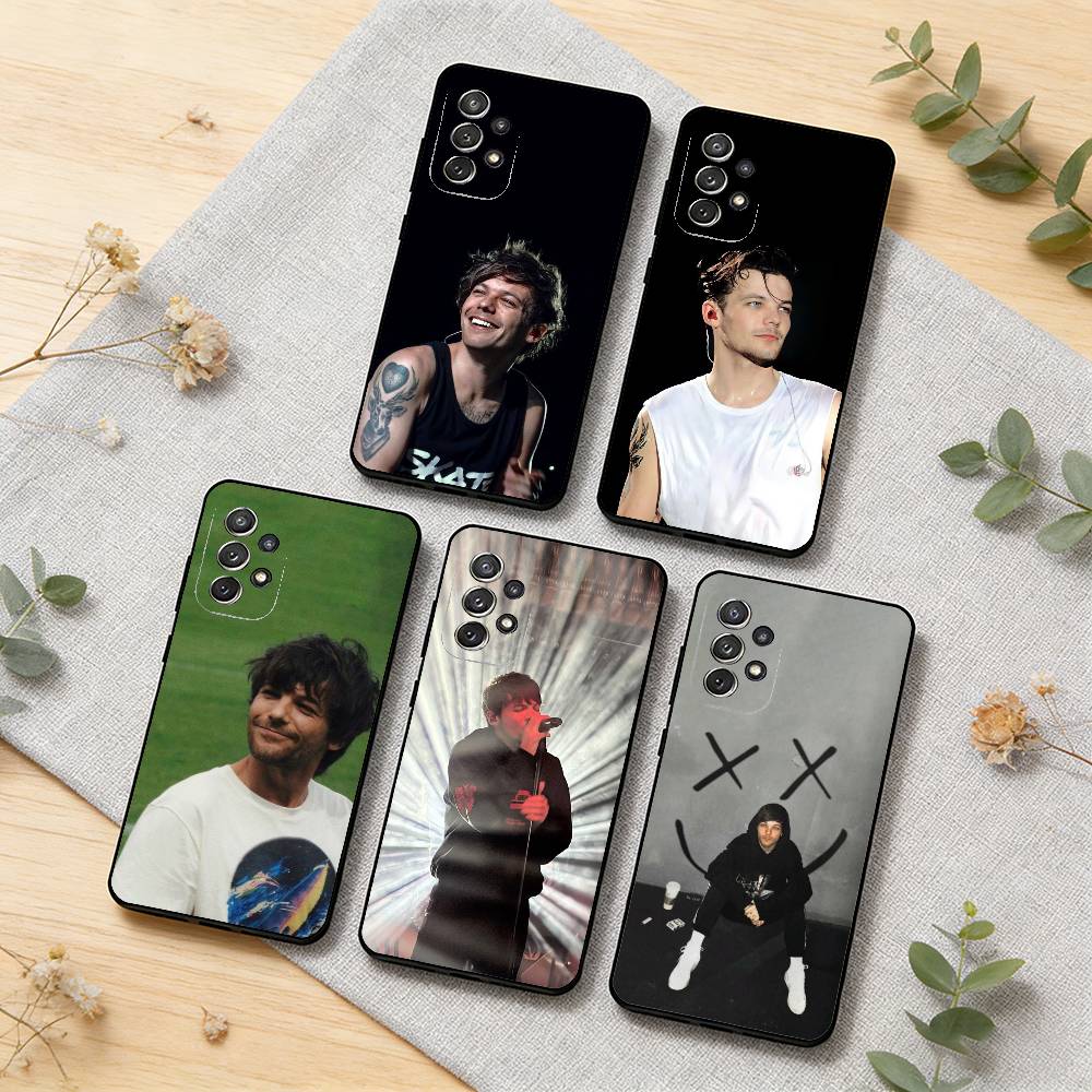 T-Tomlinson Brit Pop Style Phone Case For Samsung S25,S24,S21,S22,S23,S30,Ultra,S20,Plus,Soft Black Shell