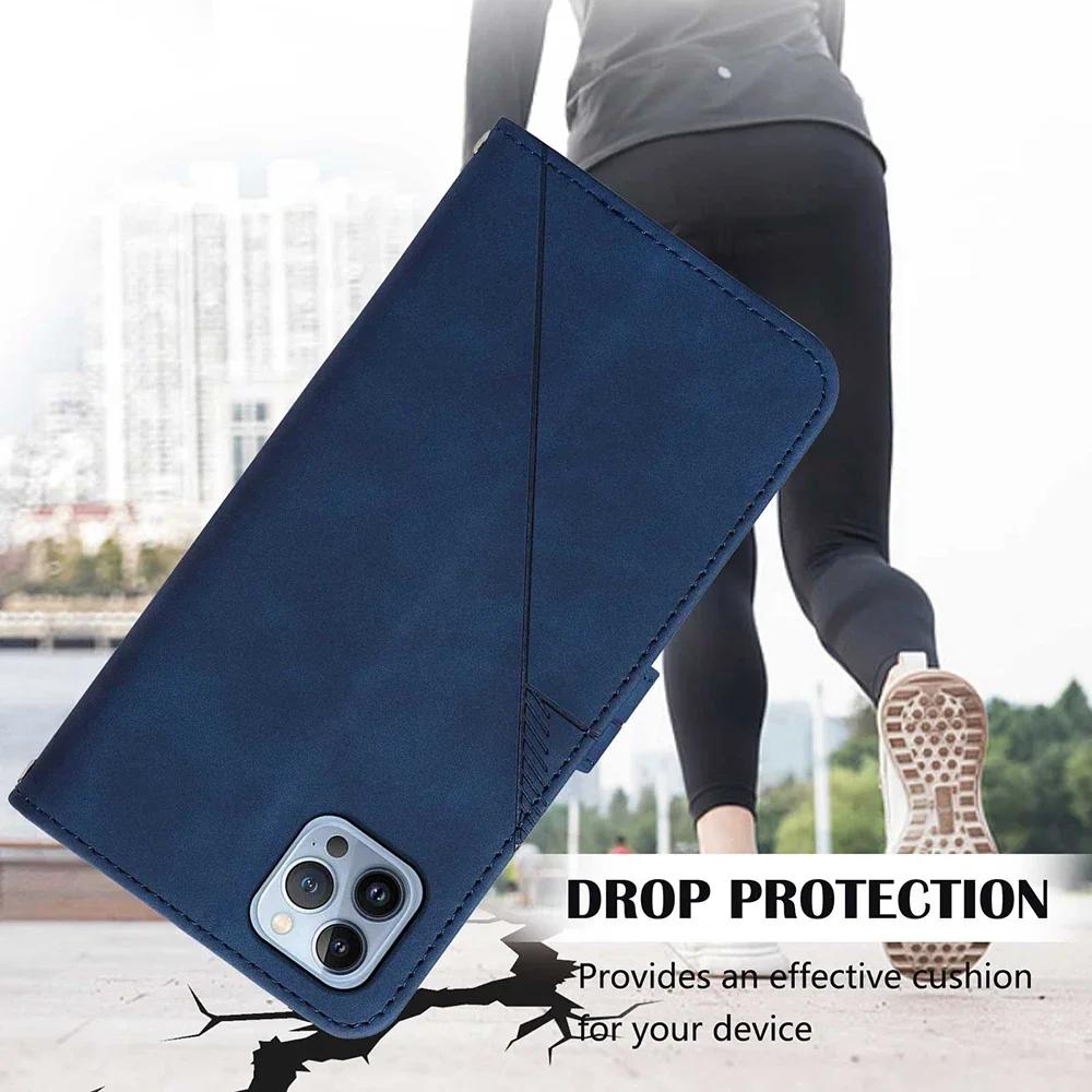 Leather Flip Wallet Case For Redmi 14C 13C 10C 10A Note 14 11 11S 10 10S Pro Xiaomi POCO C75 F6 X6 C40 M4 M5S Card Slot Cover