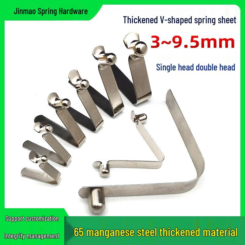 V-Shaped Spring Clip Buckle for Telescopic Tube and Tent Stroller Positioning