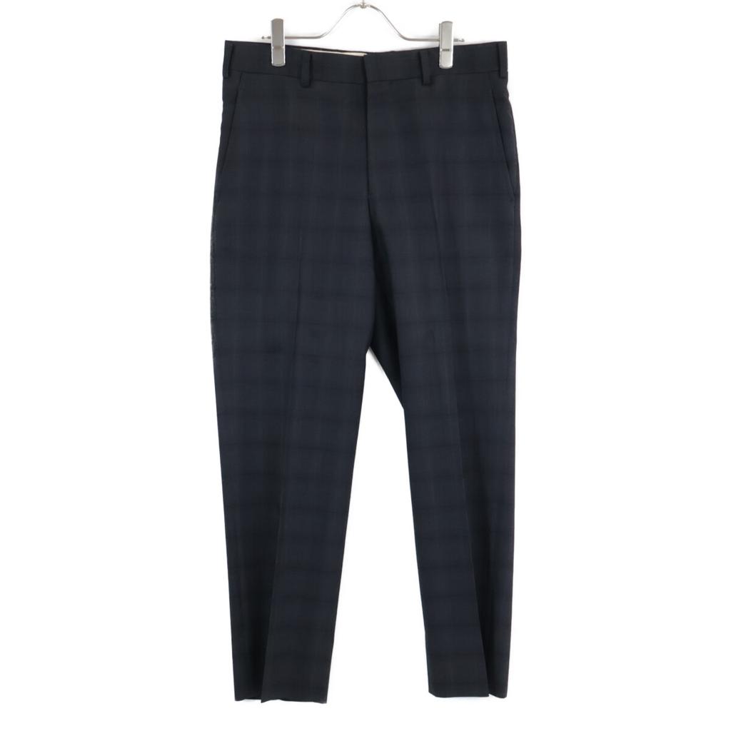 COMMEdesGARCONS HOMME DEUX DD-P002 Gray Wool Check Dotted Lining Suit suit setup M grayUsed