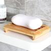 (1 piece) Bamboo soap dish eco friendly soap holder. Dimensions: 11x8x2cm
